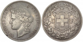 Svizzera - 5 franchi 1889 - KM# 34 - Ag
BB

Spedizione solo in Italia / Shipping only in Italy