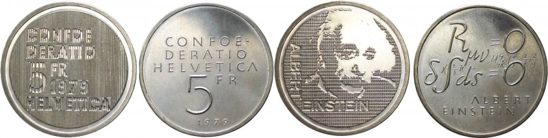 Svizzera - lotto di 2 monete da 5 franchi 1979 - Cu/Ni
FDC

Spedizione in tut...