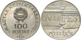 Ungheria - repubblica popolare (1949-1989) - 100 fiorini 1972 "centenario della riunificazione di Budapest" - KM# 598 - Ag
FDC

Spedizione in tutto...