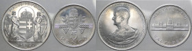 Ungheria - reggenza di Miklos Horthy (1920-1944) e governo provvisorio (1945) - lotto di 2 monete da 5 pengo 1943 e 1945 - Al
FDC

Spedizione solo ...