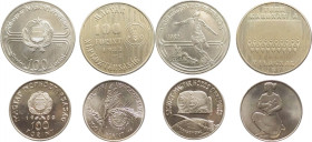 Ungheria - repubblica popolare (1949-1989) - lotto di 4 monete da 100 forint, anni vari - Cu/Ni
mediamente SPL

Spedizione solo in Italia / Shippin...
