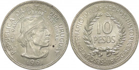Uruguay - repubblica orientale (dal 1825) - 10 Pesos 1961 - KM# 43 - Ag
FDC

Spedizione in tutto il Mondo / Worldwide shipping