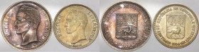 Venezuela - quarta repubblica (1953-1999) - lotto di 2 pezzi da 50 e 25 centesimi (1960,1954) - Ag
FDC

Spedizione in tutto il Mondo / Worldwide sh...