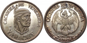 Venezuela - quarta repubblica (1953-1999) - medaglia commemorativa del cacique (cacicco) Yaracuy - anni '60 - 14,9 gr, 30 mm - Ag.1000 
FS

Spedizi...