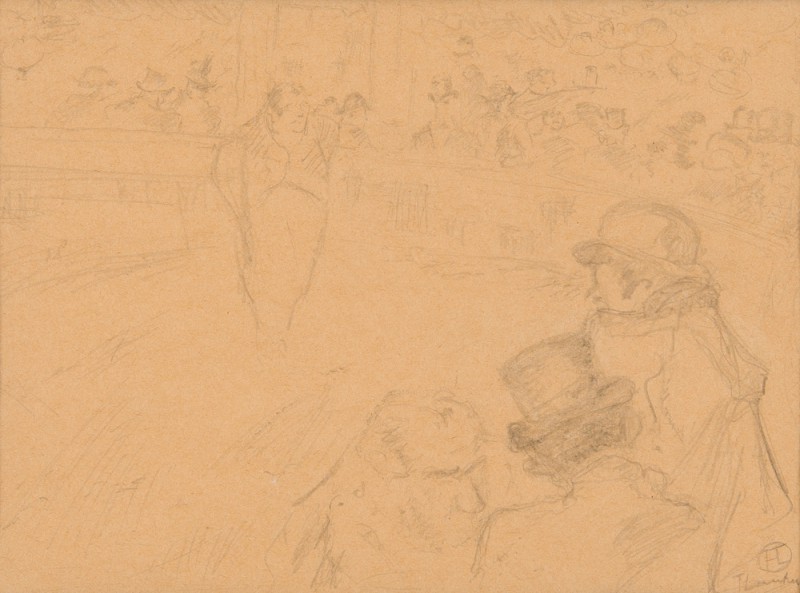 Toulouse-Lautrec, Henri de (Frankreich, 1864-1901) Im Kabarett O.J. 

 Toulous...