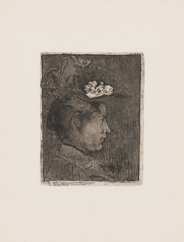 Amiet, Cuno (Schweiz, 1868-1961) Anna Luder, die spätere Gattin des Künstlers 18...