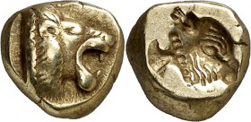 (521-478 a.C.). Lesbos. Mytilene. Hekté. (S. 4240) (CNG. VI, 938). Ex Numismatik Lanz 02/11/2009, nº 100. 2,49 g. MBC+.
