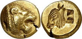 (521-478 a.C.). Lesbos. Mytilene. Hekté. (S. 4240 var) (CNG. VI, 937). 2,56 g. MBC+/EBC-.