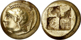 (400-330 a.C.). Jonia. Focea. Hekté. (S. 4530 var) (BMC. XIV, 45). 2,50 g. MBC.