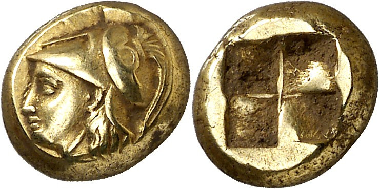 (400-330 a.C.). Jonia. Focea. Hekté. (S. 4530 var) (BMC. XIV, 47). 2,52 g. MBC+....