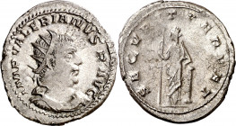 (259-260 d.C.). Valeriano I. Antoniniano. (Spink 9976 var) (S. 205) (RIC. 18 var). 3,69 g. MBC+.