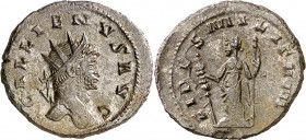 (265-266 d.C.). Galieno. Antoniniano. (Spink 10214 var) (S. 246) (RIC. 192a). 3,97 g. MBC+.