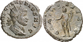 (269-270 d.C.). Claudio II. Antoniniano. (Spink 11340 var) (Co. 114) (RIC. 48). 3,29 g. EBC-/MBC+.