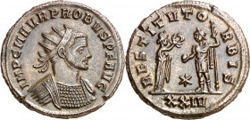 (280-281 d.C.). Probo. Antoniniano. (Spink 12021 var) (Co. 509 var) (RIC. 731). 3,85 g. EBC.