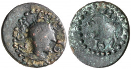 AE 16. Imitación bárbara de un antoniniano romano. 1,84 g. MBC.