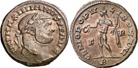 (298-299 d.C.). Maximiano Hércules. Roma. Follis. (Spink 13254 var) (Co. 159) (RIC. falta). 9,98 g. EBC-.