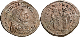 (305 d.C.). Maximiano Hércules. Roma. Follis. (Spink 13391) (Co. 483) (RIC. 117b). 8,27 g. MBC.