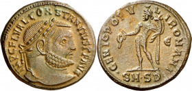 (305-306 d.C.). Constancio I, Cloro. Sérdica. Follis. (Spink 14179) (Co. 102) (RIC. 12a). 8,73 g. MBC+.