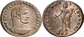(305-306 d.C.). Constancio I, Cloro. Heraclea. Follis. (Spink 14180) (Co. 102) (RIC. 24a). 8,17 g. MBC+.