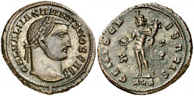 (308-310 d.C). Maximino II, Daza. Alejandría. Follis. (Spink 14730) (Co. 41) (RIC. 100a). Bella. 6,85 g. EBC+/EBC