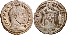 (307 d.C.). Majencio. Cartago. Follis. (Spink 14999) (Co. 50) (RIC. 60). 6,19 g. MBC+.