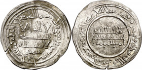 Califato. AH 349. Abderrahman III. Medina Azzahra. Dirhem. (V. 444) (Fro. 5). 3,49 g. MBC+.