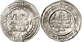 Califato. AH 350. Al-Hakem II. Medina Azzahra. Dirhem. (V. 447) (Fro. 9). 2,76 g. MBC+.