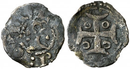 Comtats de Barcelona - Ausona, Girona i Carcassona. Ramon Berenguer II - Berenguer Ramon II (1076-1096). Barcelona. Diner. (Cru.V.S. 29.3) (Cru.C.G. 1...