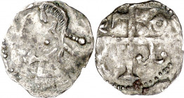 Comtat de Girona - Moneda Espiscopal. Ramon Berenguer IV (1131-1162). Girona. Diner. (Cru.V.S. 77) (Cru.C.G. 1848). Ex Áureo 03/03/2004, nº 1217. Muy ...
