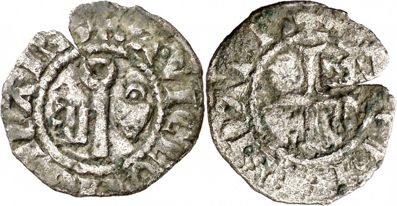 Vescomtat de Narbona. Amalric II (1298-1327). Narbona. Diner. (Cru.Occitània 57 ...