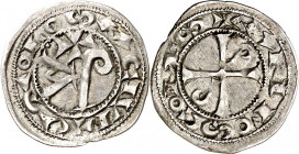 Comtat de Tolosa. Alfons Jordà (1112-1148). Tolosa. Òbol. (Duplessy 1227) (P.A. falta). Escasa así. 0,52 g. EBC-.