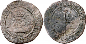 Alfons IV (1416-1458). Mallorca. Dobler. (Cru.V.S. 845) (Cru.C.G. 2893). Rara. 1,12 g. BC+.