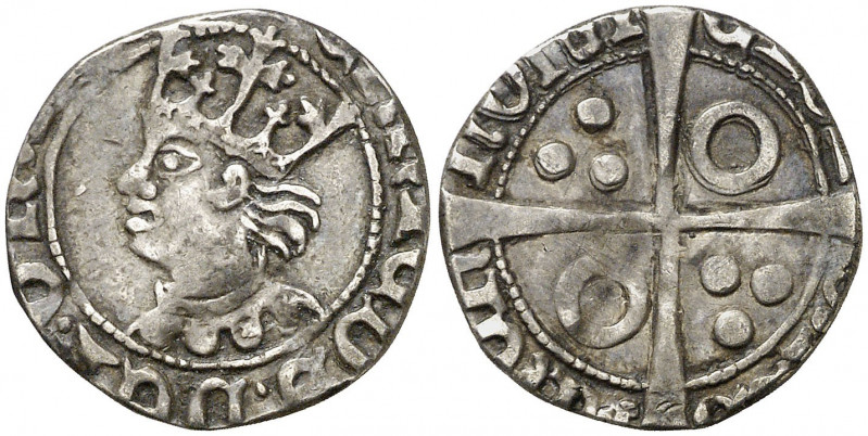 Enric de Castella (1462-1464). Barcelona. Croat. (Cru.V.S. 911) (Cru.C.G. 3035a)...