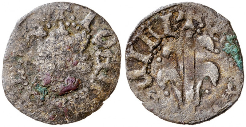 Joan II (1458-1479). Perpinyà. Diner. (Cru.V.S. 952) (Cru.C.G. 2991). 0,62 g. BC...