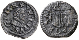 s/d. Felipe III. Granollers. 1 diner. (AC. 41) (Cru.C.G. 3742). 0,93 g. MBC-.