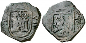 1624. Felipe IV. Cuenca. 8 maravedís. (AC. 326). 4,62 g. BC+.