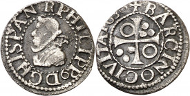 1630. Felipe IV. Barcelona. 1/2 croat. (AC. 537) (Cru.C.G. 4419a). Escasa. 1,28 g. MBC.