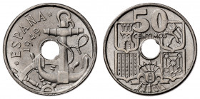 1949*1956. Franco. 50 céntimos. (AC. 26). 4 g. S/C.