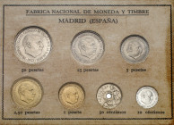 1965. Franco. Expositor de la FNMT con las diferentes emisiones de este año. Raro. S/C.