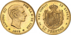 1878*1962. Franco. DEM. 10 pesetas. (AC. 168). 3,23 g. S/C-.