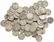 Colombia. 1921. Leprosario Lazareto. RH. 2 centavos. (Kr. L10). Lote de 80 monedas. Imprescindible examinar. CU-NI. BC/MBC-.