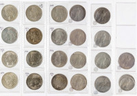 Estados Unidos. 1922 a 1935. Lote de 22 piezas de 1 dólar (Peace) distintas. A examinar. AG. MBC-/EBC+.