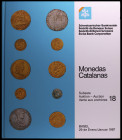 Sociedad de Banca Suiza. Catálogo de subasta del 29 de enero de 1987 sobre monedas catalanas, con precios realizados.