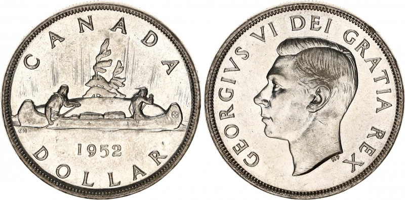 Canada 1 Dollar 1952
KM# 46; Silver; George VI; XF+ with mint luster