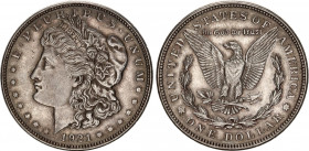 United States 1 Dollar 1921
KM# 110; Silver; "Morgan Dollar"; XF+ with nice toning