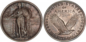 United States 1/4 Dollar 1917 S
KM# 141; Silver; No Stars Below Eagle; Silver; "Standing Liberty Quarter"; VF+ with nice toning