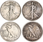 United States 2 x 1/2 Dollar 1937
KM# 142; Silver; Walking Liberty Half Dollar; VF-AUNC