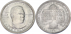 United States 1/2 Dollar 1946 S
KM# 198; Silver; Commemorative; Booker T. Washington; AUNC