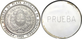 Uruguay 2000 Pesos 1984 Prueba NGC PF 67 Ultra Cameo
KM# TS10; Silver., Proof; Obverse Trial Strike