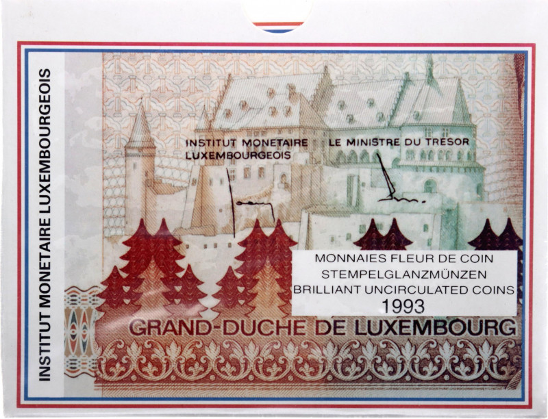 Luxembourg Mint Set of 4 Coins 1993
1 - 5 - 20 - 50 Francs 1993; With original ...